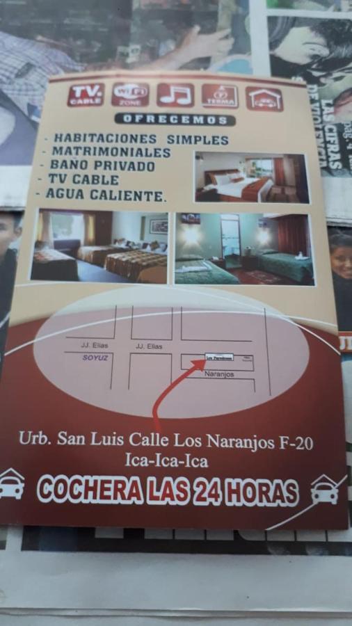 Hospedaje Los Paredones Ica Kültér fotó